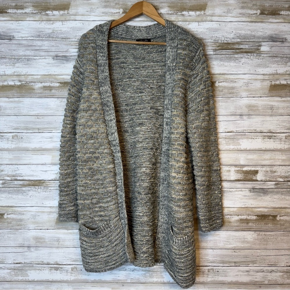 Elliatt Grey Wool Cardigan Sweater Women’s size Medium